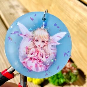 Handmade Blue Fairy Ornament